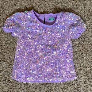 Purple sparkling blouse